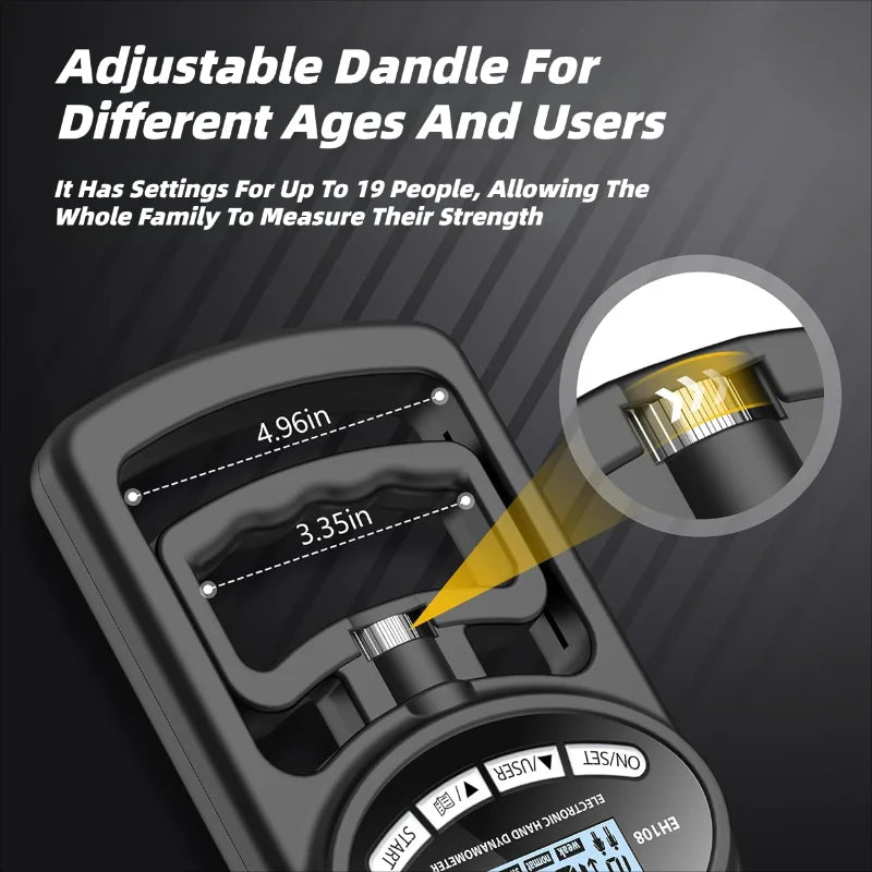 Digital Hand Grip Strength Tester 120Kg