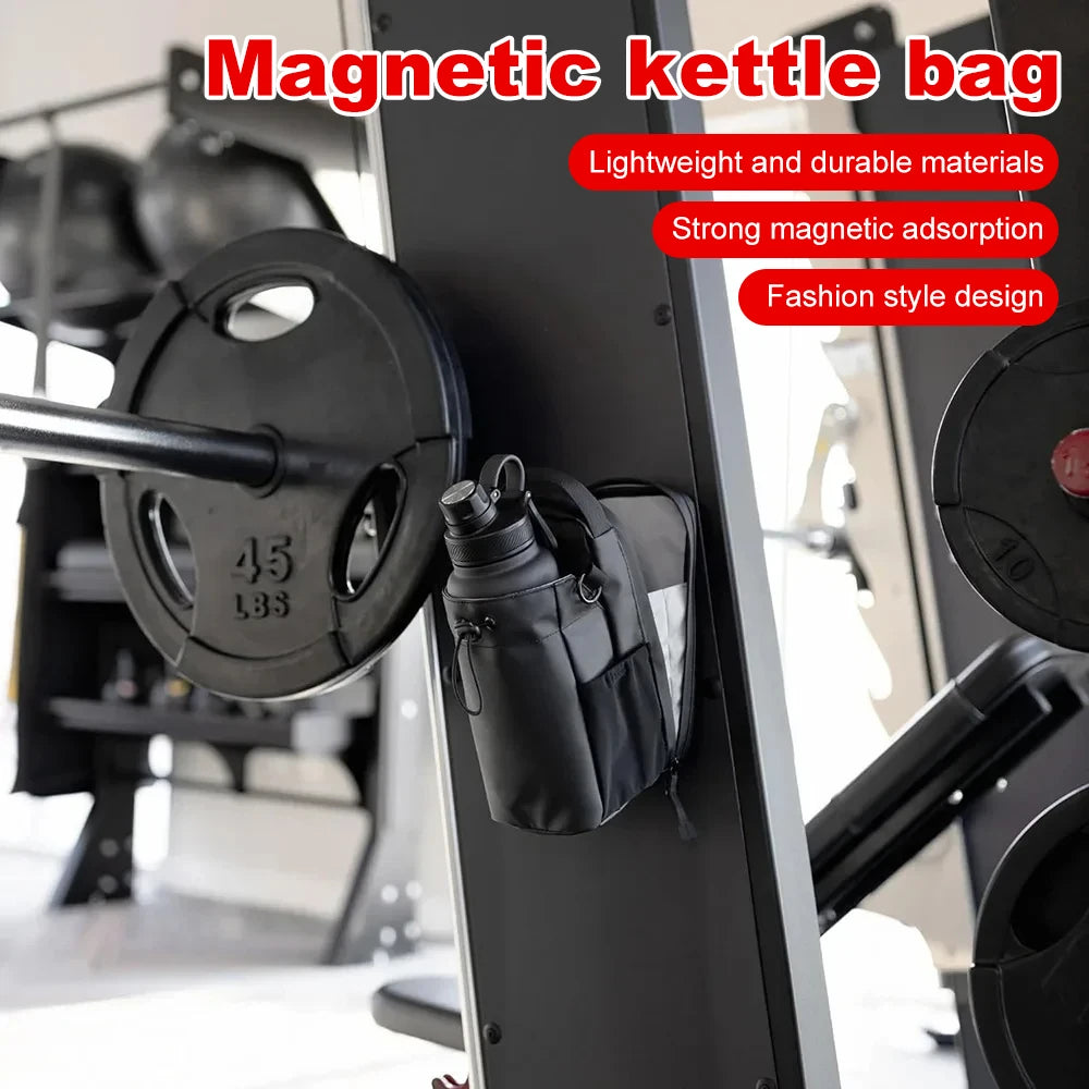 Magnetic Gym Bag with Phone Pocket