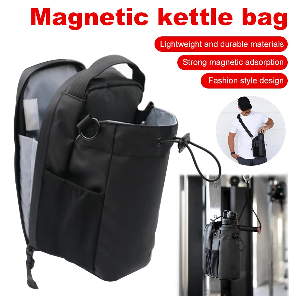 Magnetic Gym Bag with Phone Pocket