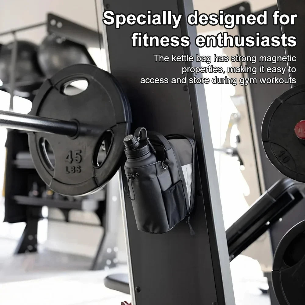 Magnetic Gym Bag with Phone Pocket