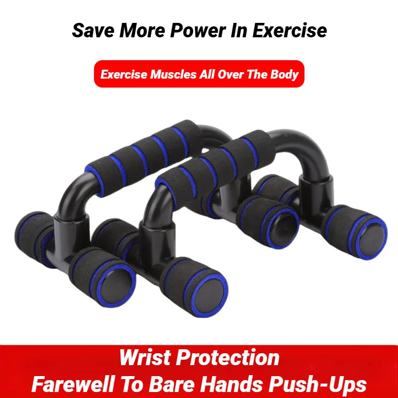 2Pcs Non-Slip H-Shaped Push-Up Bars