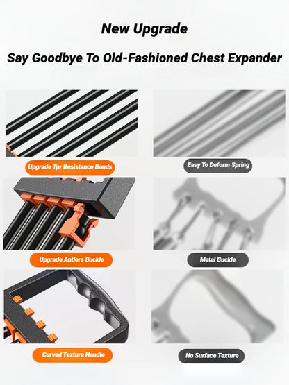 Adjustable Rubber Chest Expander Pull Rope