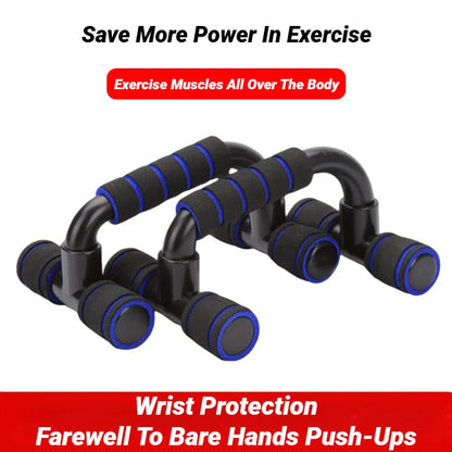 2Pcs Non-Slip H-Shaped Push-Up Bars